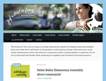 Tablet Screenshot of justagirlincamas.com
